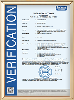 Pixel Light Certificate Pixel Light Certificate