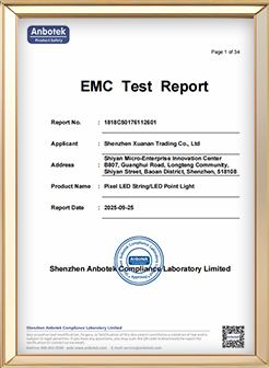 Pixel Light Certificate