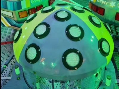 RGB Pixel Point Lights Bring Color to an Amusement Ride